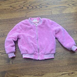 Truly Me Pink Fuzzy Kids Jacket